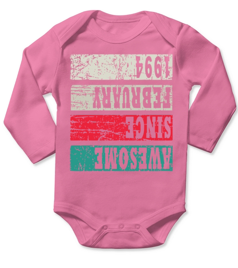 1994 Vintage Birthday Present Long Sleeve Baby One-Piece