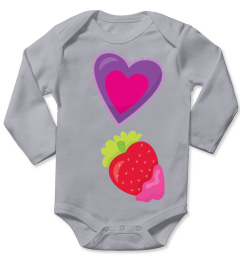 BE MY VALENTINE4362 Long Sleeve Baby One-Piece