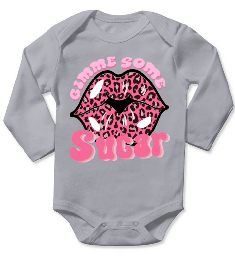 Gimme some sugar funny valentines day 2022 Long Sleeve Baby One-Piece