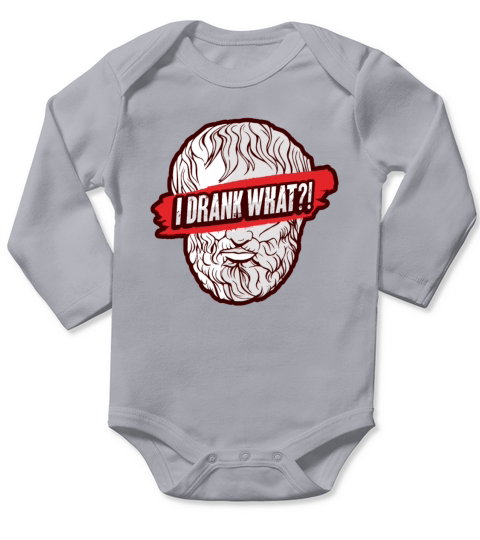 Socrates Philosophy Design for Philosophy Student Long Sleeve Baby One-Piece