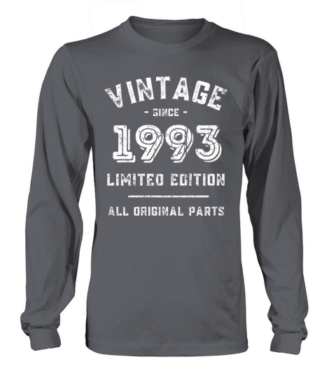 30 Years Vintage 1993 Retro 30th Birthday Long sleeved Unisex
