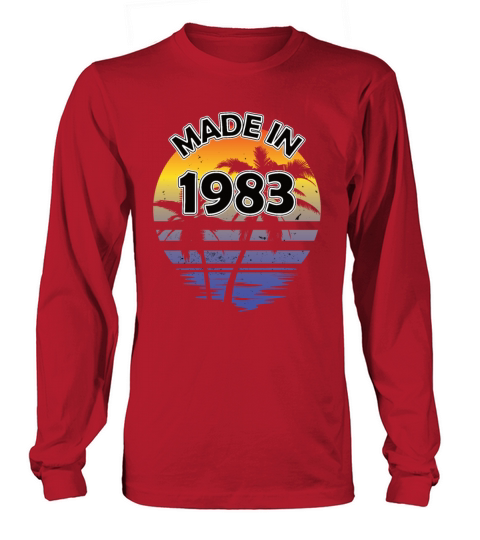 40th birthday vintage 1983 made in 1983 Long sleeved Unisex