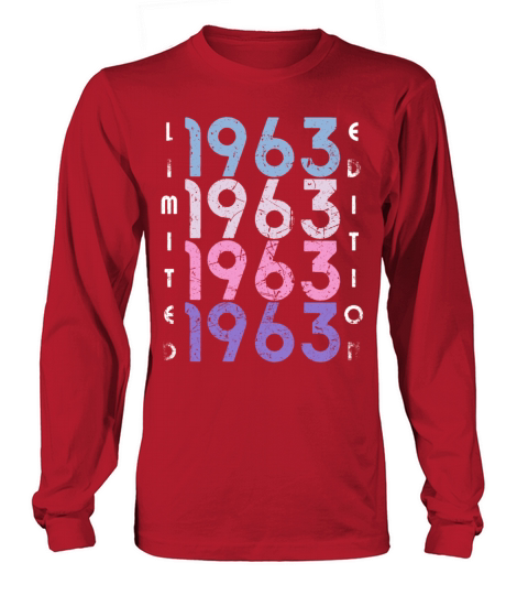60 Years Vintage 1963 Retro 60th Birthday Long sleeved Unisex