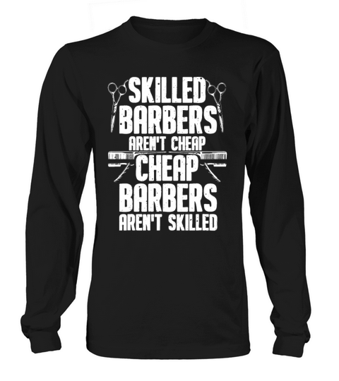Barber Designs For Men Dad Funny Hairdressing Hair Long sleeved Unisex