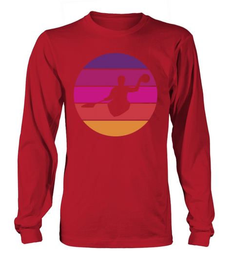 Canoe Polo - Retro - Vintage - Sunset Long sleeved Unisex