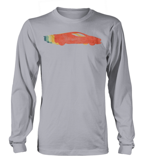 Car Sportscar Retro Vintage Color Long sleeved Unisex