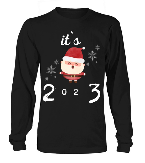 new year 2023 Long sleeved Unisex