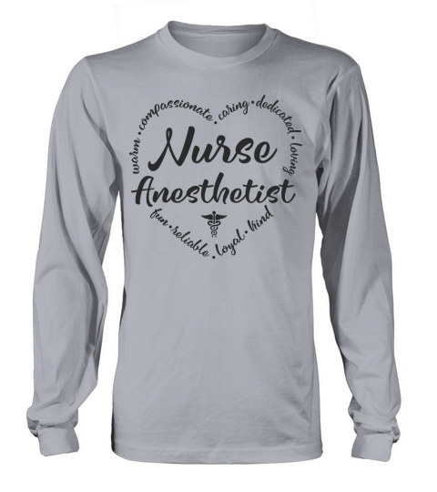 Nurse Anesthetist Design for CRNA Long sleeved Unisex
