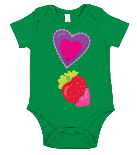 BE MY VALENTINE4362 Short Sleeve Baby One-Piece