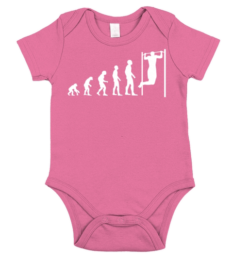 Bodybuilder Workout Pull Ups Back Exercise Gift Short Sleeve Baby One-Piece