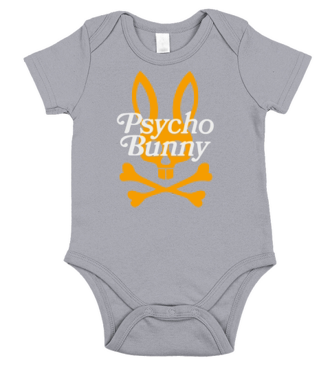 Bunny Psycho Horror Short Sleeve Baby One-Piece