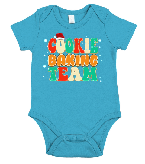 Classic Vintage Family Pajama Cookie Baking Short Sleeve Baby One-Piece
