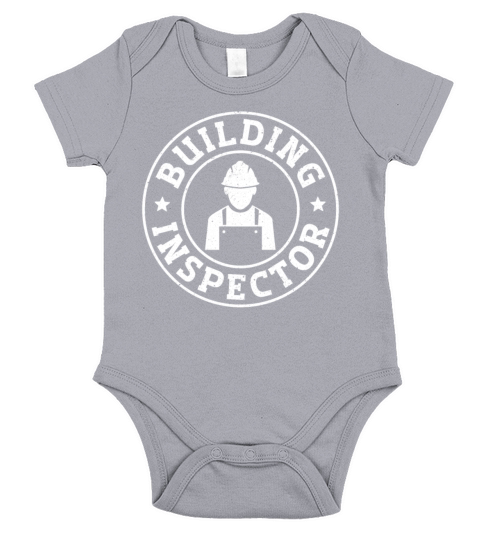 Construction Building Inspector Short Sleeve Baby One-Piece