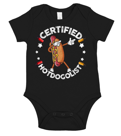 Cool Hot Dog Design For Men Women Boys Sausage Hot Short Sleeve Baby One-Piece