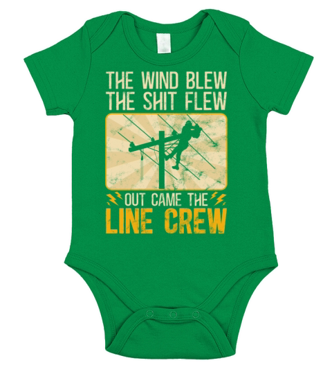 Funny Electrical Lineman Saying Thank A Lineman Short Sleeve Baby One-Piece