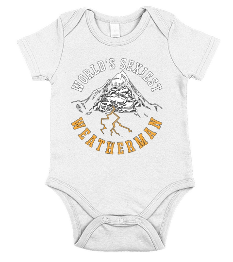 Meteorology Worlds Sexiest Forecast Meteorologist Short Sleeve Baby One-Piece
