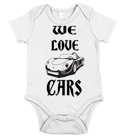sportscar car love Short Sleeve Baby One-Piece