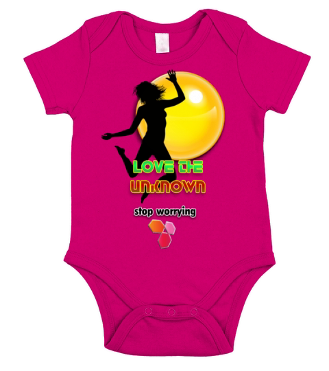 Stop Worrying and Love the Unknown Short Sleeve Baby One-Piece