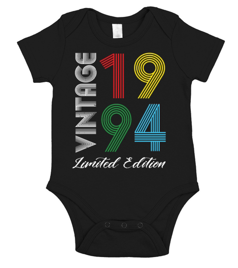 Vintage 1994 Vintage Birthday Retro Vintage Short Sleeve Baby One-Piece