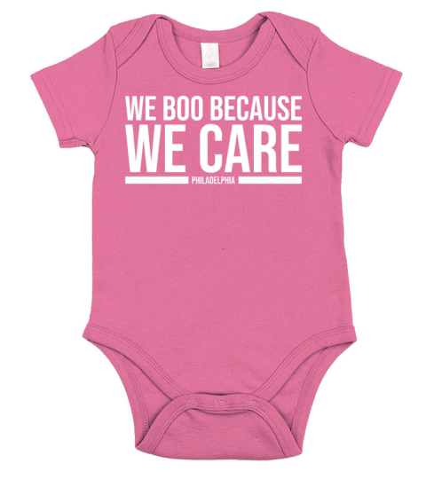 We Boo because we care Short Sleeve Baby One-Piece