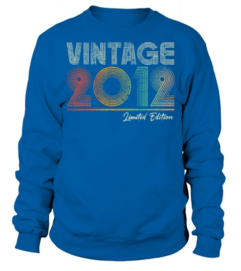 11 Years Old Vintage 2012 11th Birthday Gifts Sweatshirt Unisex