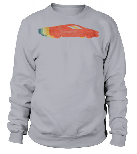 Car Sportscar Retro Vintage Color Sweatshirt Unisex
