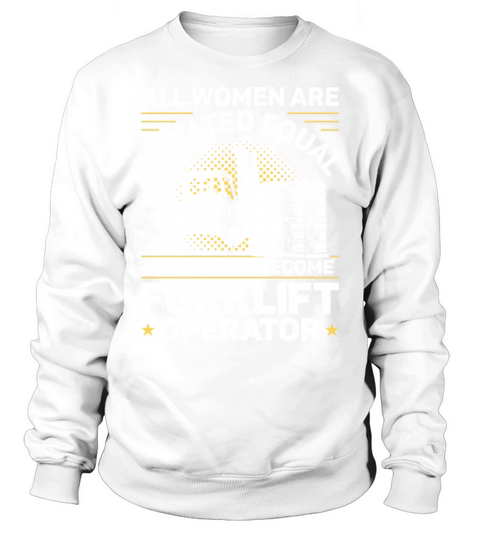 Certified Forklift Truck Operator Sweatshirt Unisex