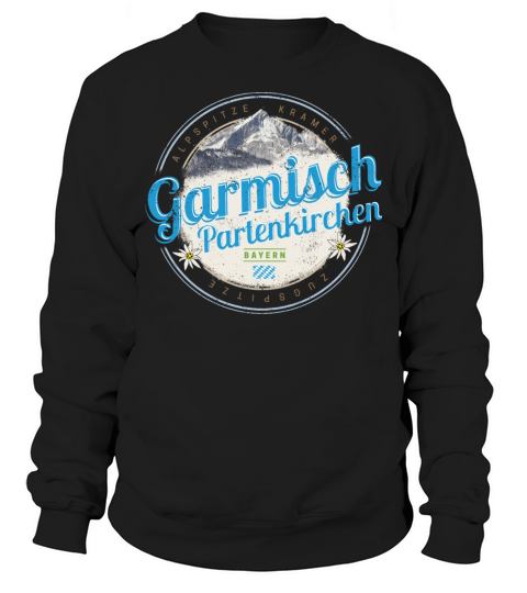 Garmisch Partenkirchen Bavaria Vintage Alps German Sweatshirt Unisex