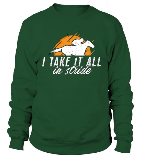 Show Jumping I Take It All Horse Lover Show Jumper Sweatshirt Unisex
