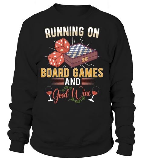 Wine Board Games Chess Board Game Player Gambling Sweatshirt Unisex