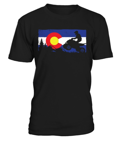 all terrain vehicles vintage colorado flag T-Shirt Unisex