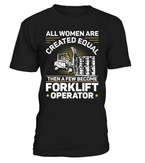 Certified Forklift Truck Operator T-Shirt Unisex