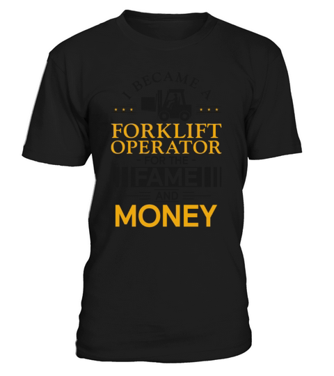Certified Forklift Truck Operator T-Shirt Unisex