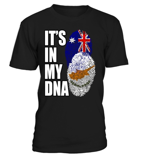 Cypriot And Australian Mix Heritage DNA Flag T-Shirt Unisex