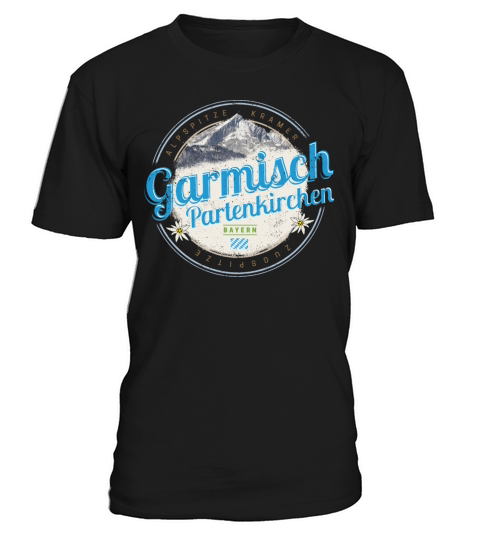 Garmisch Partenkirchen Bavaria Vintage Alps German T-Shirt Unisex