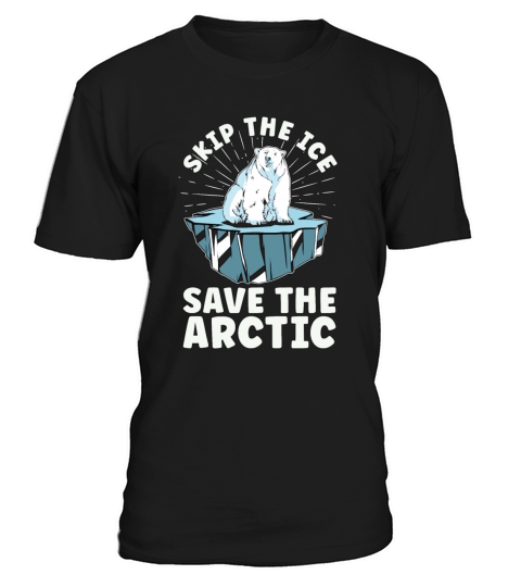 Global Warming Skip The Ice Environment Awareness T-Shirt Unisex