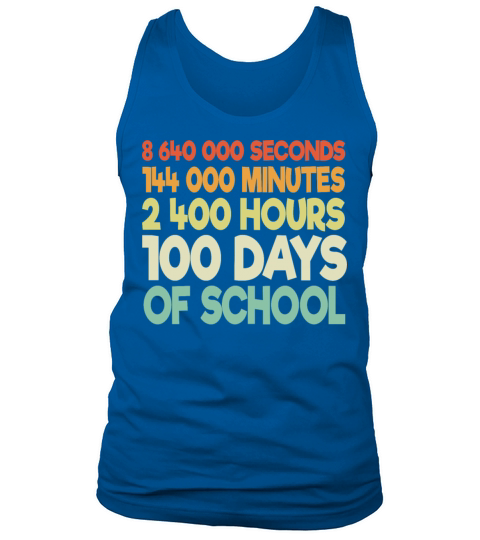 100 Days of School Tank Top Unisex