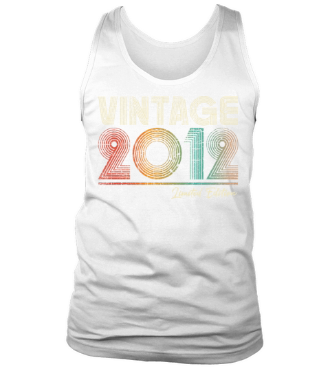 11 Years Old Vintage 2012 11th Birthday Gifts Tank Top Unisex