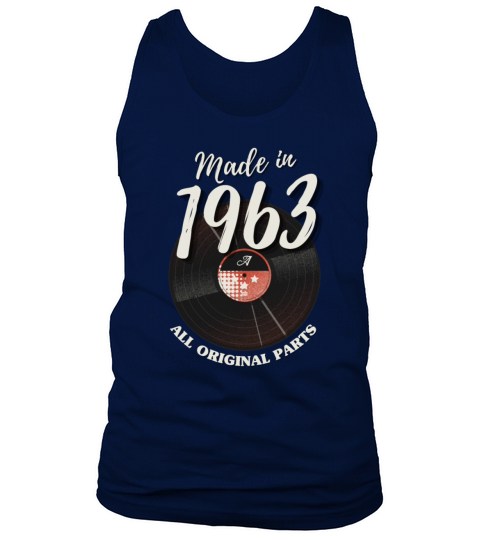 60 Years Vintage 1963 Retro 60th Birthday Tank Top Unisex