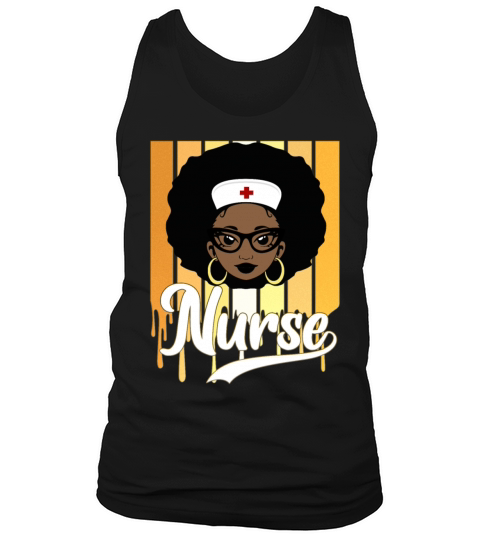 African American Nurse Strong Melanin Girl Melanin Tank Top Unisex