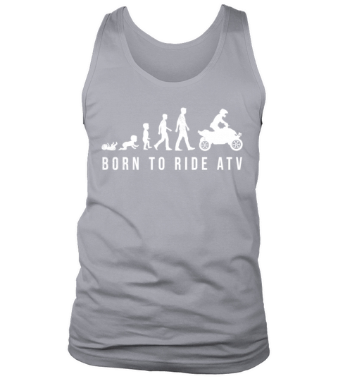 all terrain vehicles funny human evolution graphic Tank Top Unisex