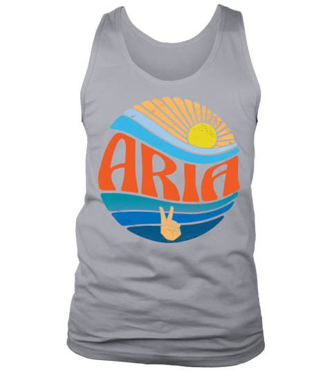 Aria Shirt Vintage Sunset Aria Groovy Tie Dye Tank Top Unisex