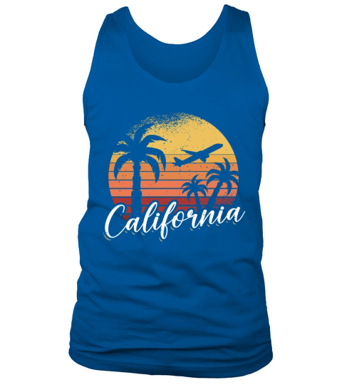 California Summer Sun Palms Beach Water Cali Love Tank Top Unisex