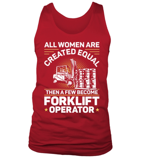 Certified Forklift Truck Operator Tank Top Unisex