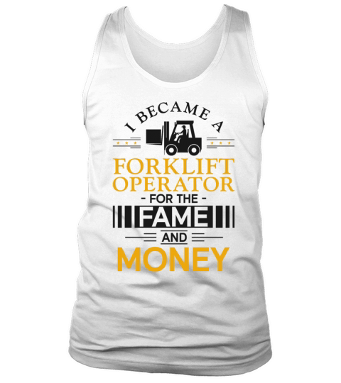 Certified Forklift Truck Operator Tank Top Unisex