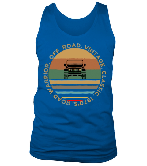 Distressed Vintage Retro 70s Off Road Jeeps Tank Top Unisex