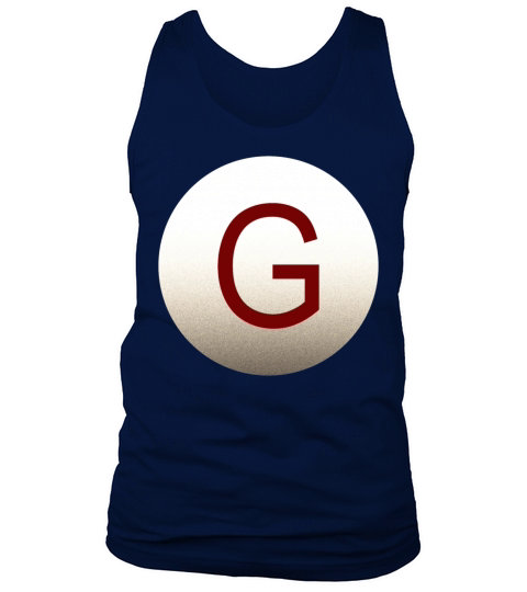 G Letter round alphabet Tank Top Unisex