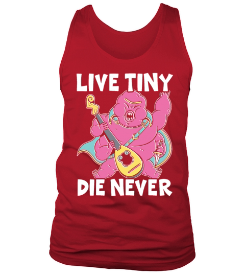 Live Tiny Die Never Science Water Bear Tardigrade Tank Top Unisex
