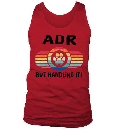 retro adr but handling it funny for veterinary Tank Top Unisex