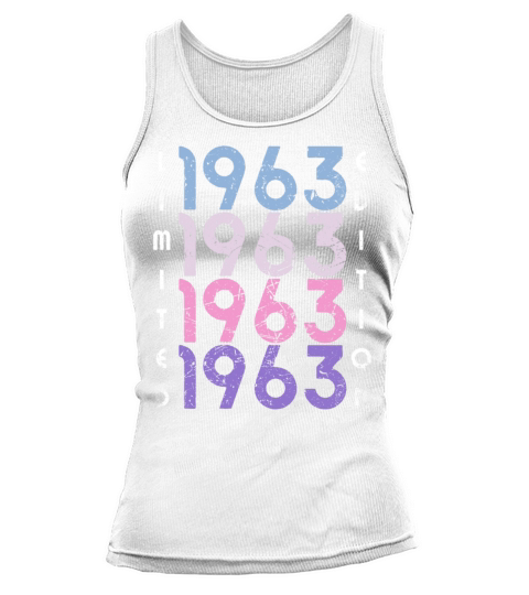 60 Years Vintage 1963 Retro 60th Birthday Tank top Woman